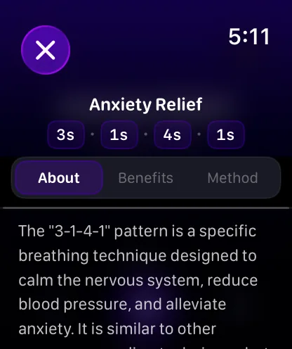 Breathe Apple Watch - Pattern Details